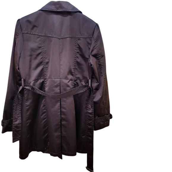 George Womens Brown Trench Coat Size Medium - Picture 2 of 11